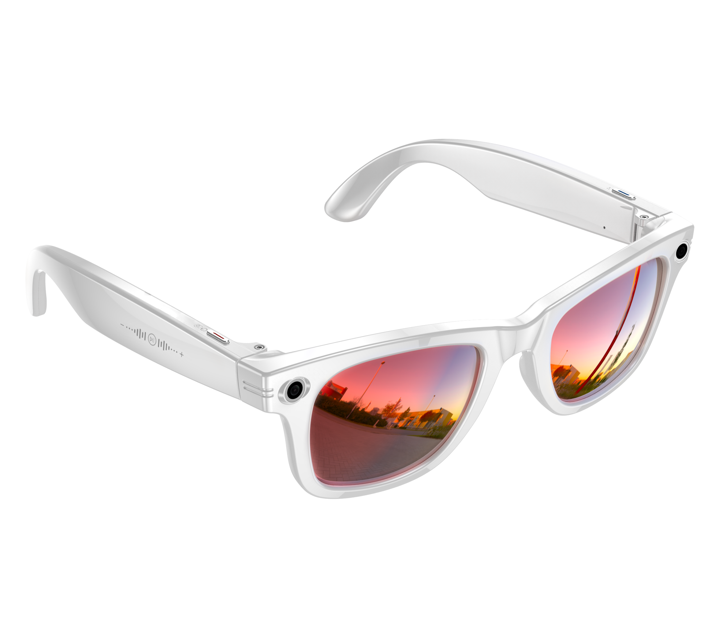 AI Smart Glasses with 8MP Camera, Voice Assistant & Touch Control