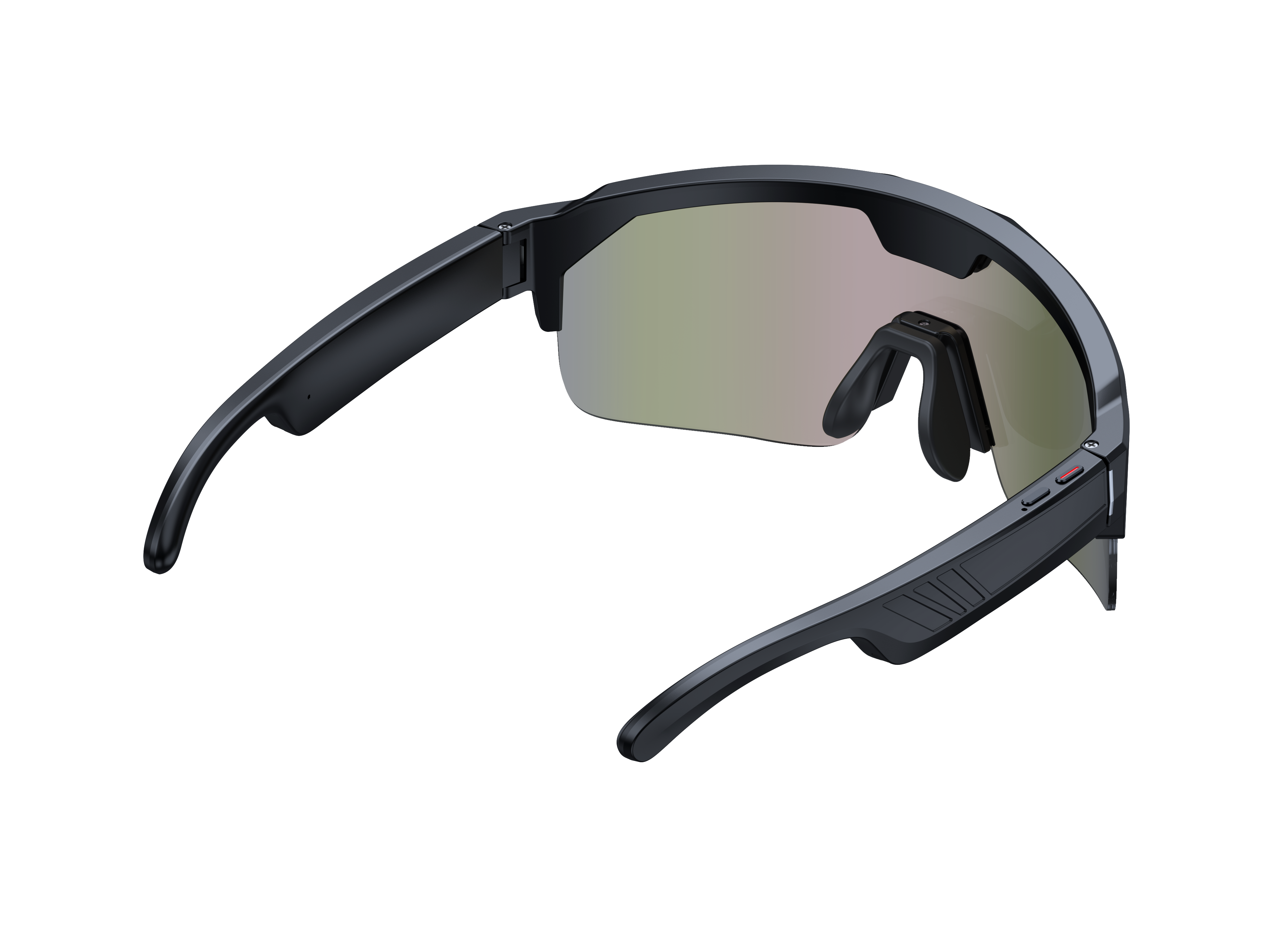 AI Smart Sport Glasses with Camera – 8MP HD, Voice Assistant, OIS, Bluetooth Music, Video Recording
