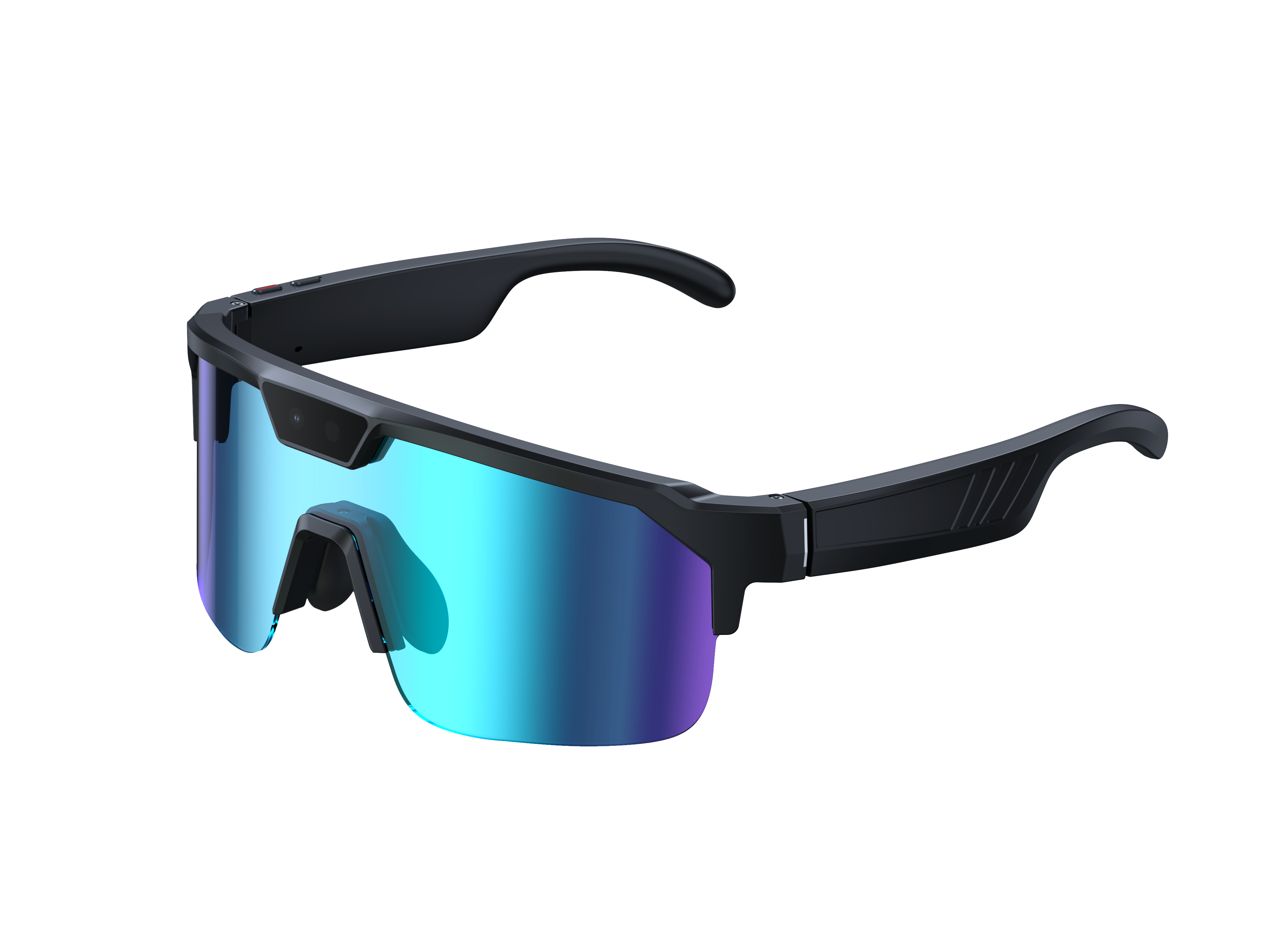 AI Smart Sports Glasses with 8MP Camera, Voice Control, Translation, Recording & Anti-Shake Video – Outdoor Cycling & Skiing