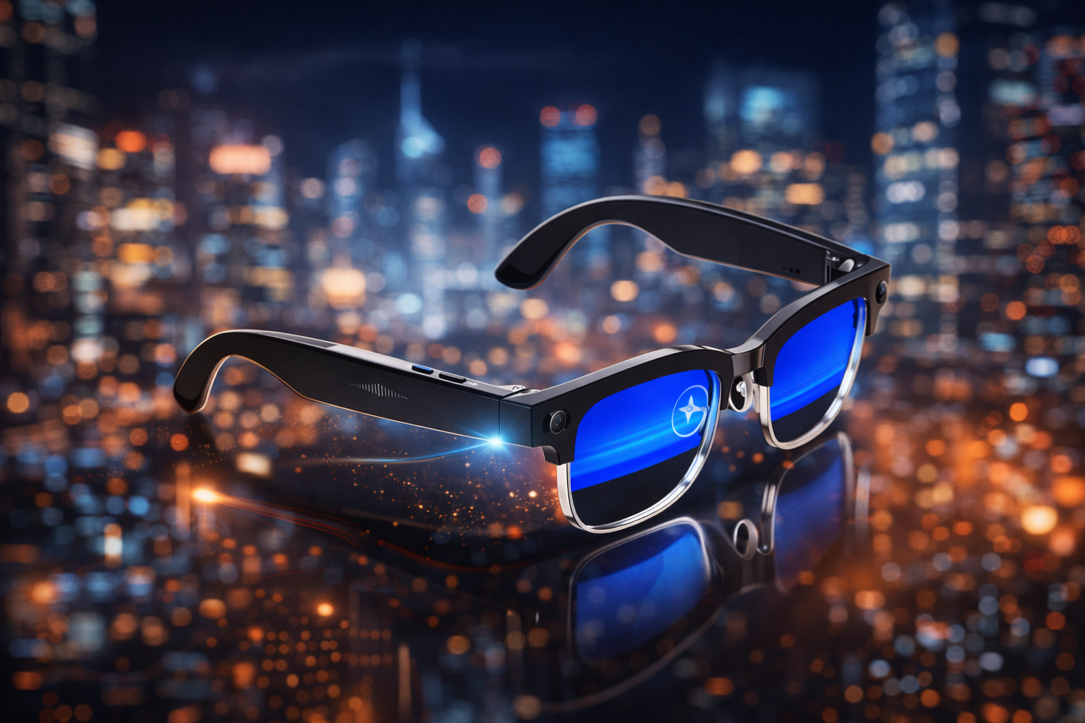 Morrison AI Smart Glasses with 8MP Camera OIS Bluetooth Call WiFi Photo Transfer