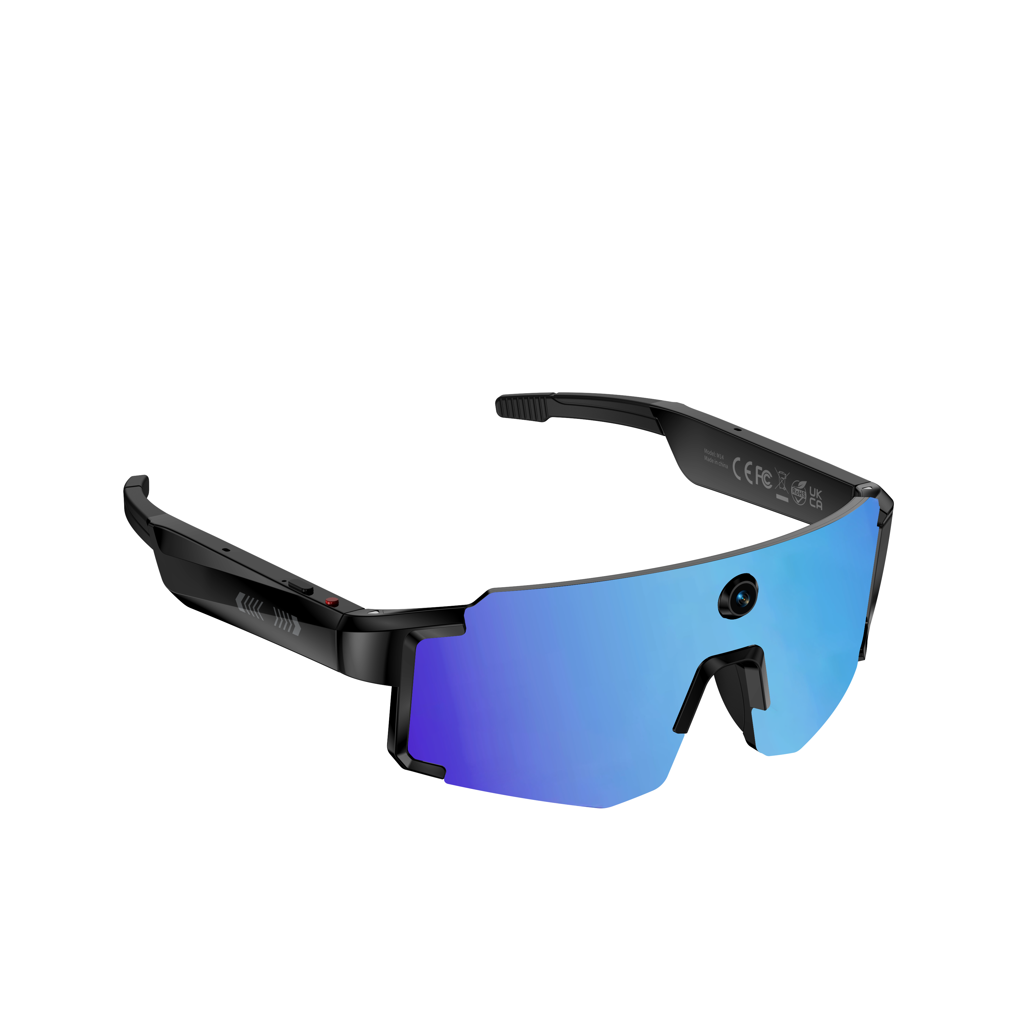 Morrison 8MP POV Shooting AI Smart Glasses with Stabilized Video, AI Translation and Bluetooth Audio