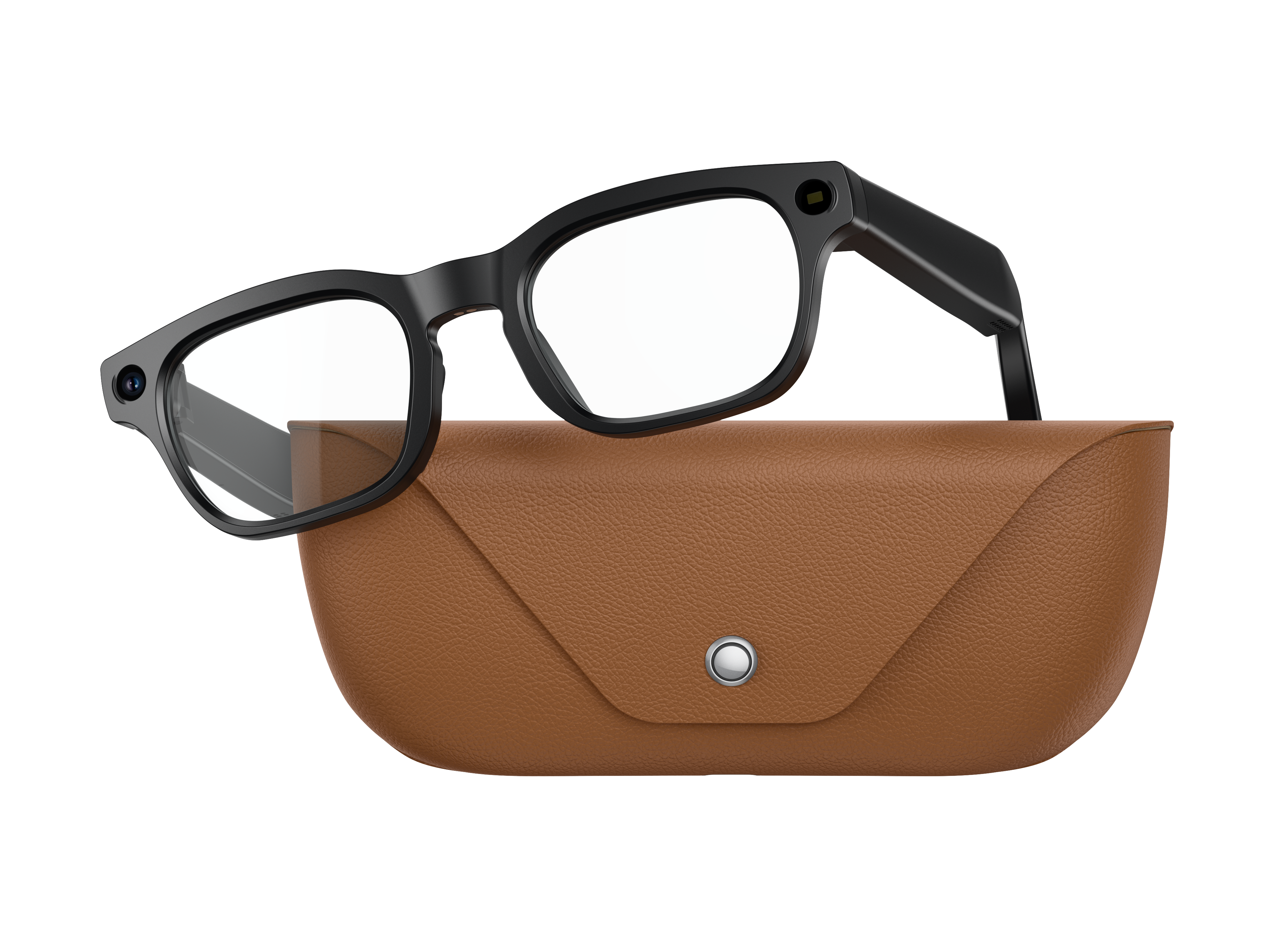 Morrison POV Shooting AI Smart Glasses with 13MP Camera, AI Translation, WiFi Transfer & Charging Case