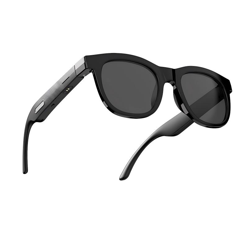 Morrison Portable Bluetooth HD POV Video Shooting Vlog AI Smart Glasses with FM Radio