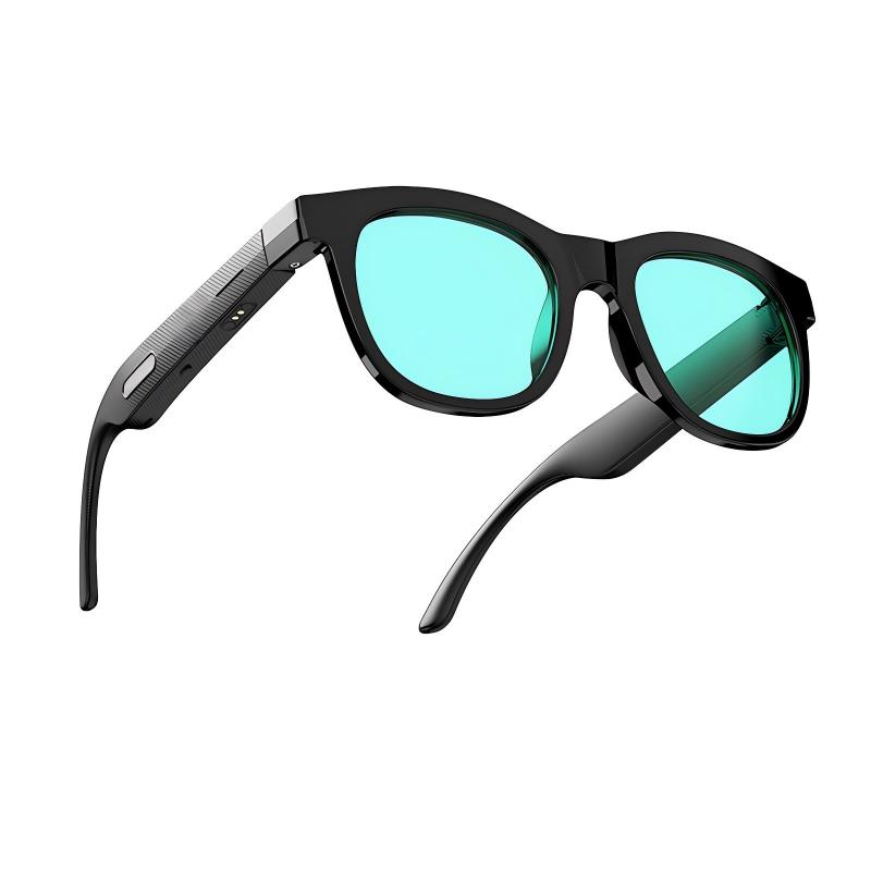 Morrison Bluetooth FM Radio Smart Glasses UV400 Wireless Audio Sunglasses