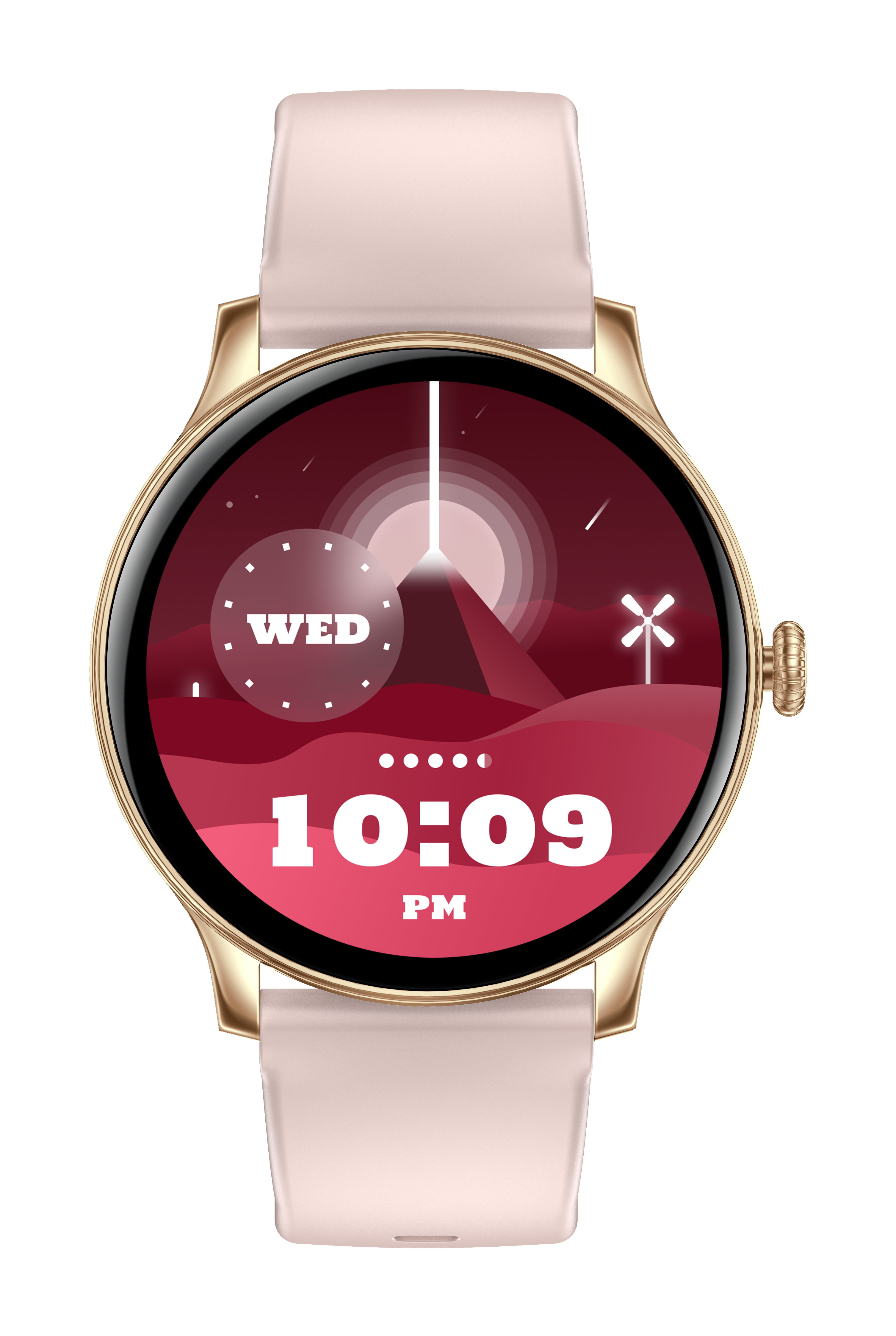 Women's Classic Round Smart Watch 1.38