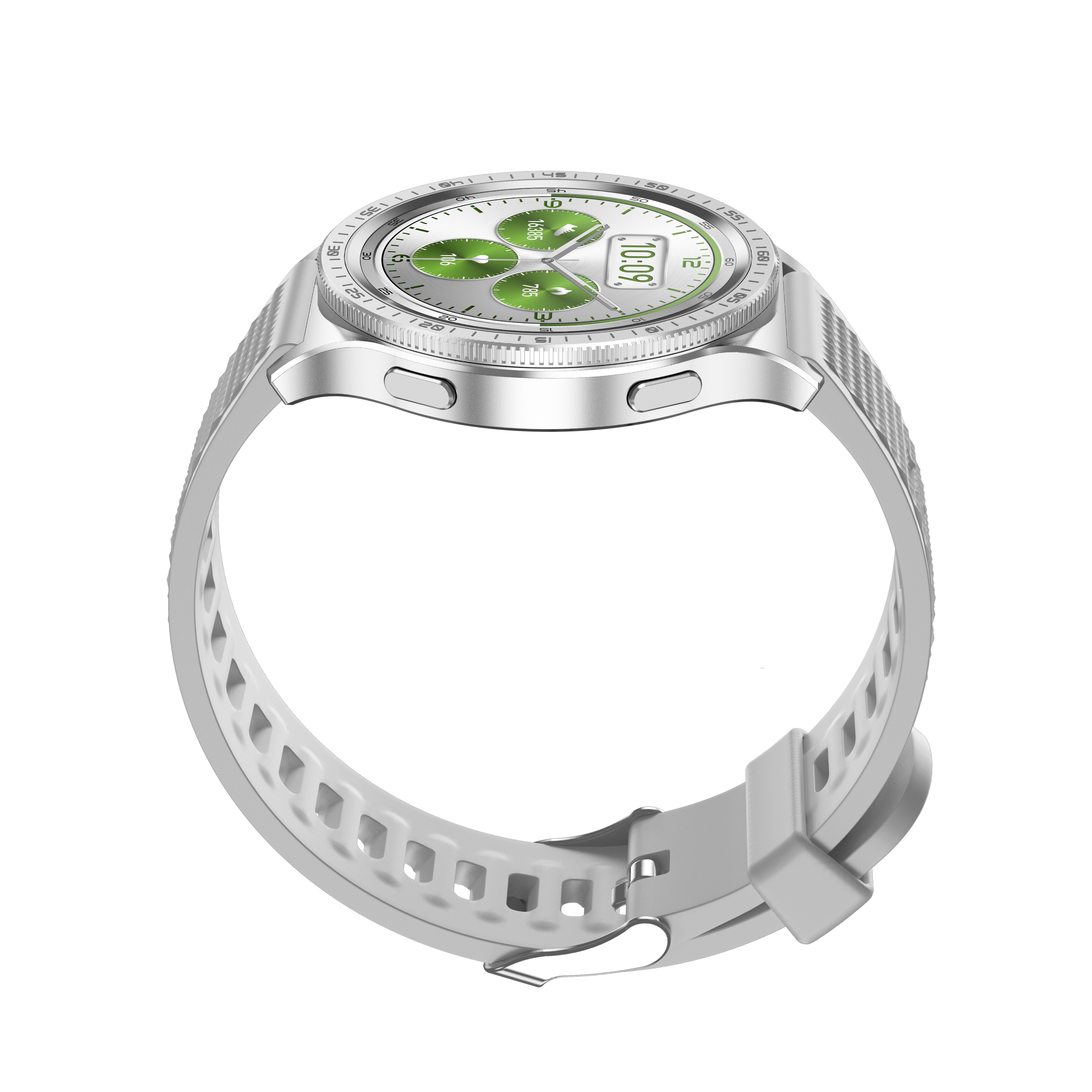 Premium Men's Business Sport Smartwatch with AMOLED Display and Rotating Bezel