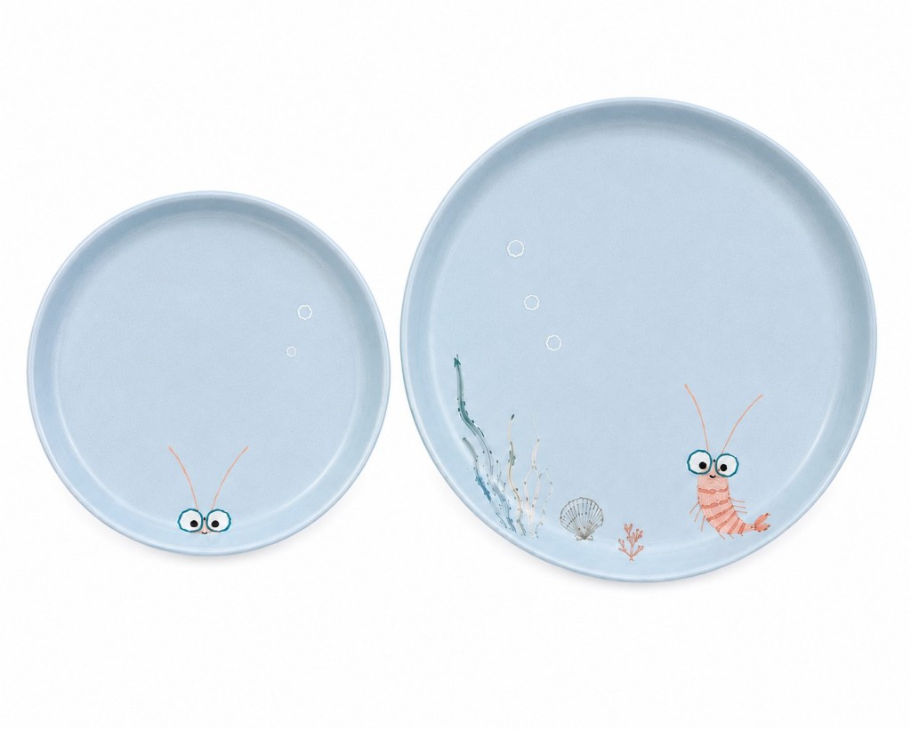 Coastal Melamine Dinnerware Wholesale Marine Life Plates