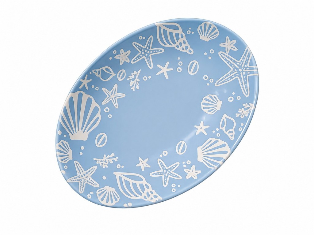 Wholesale Melamine Beach Dinnerware Plates Coastal Nautical 