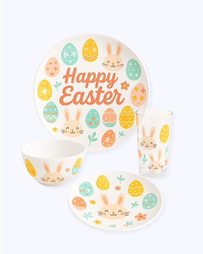 
Children's Easter five-piece set 

Festive Tableware