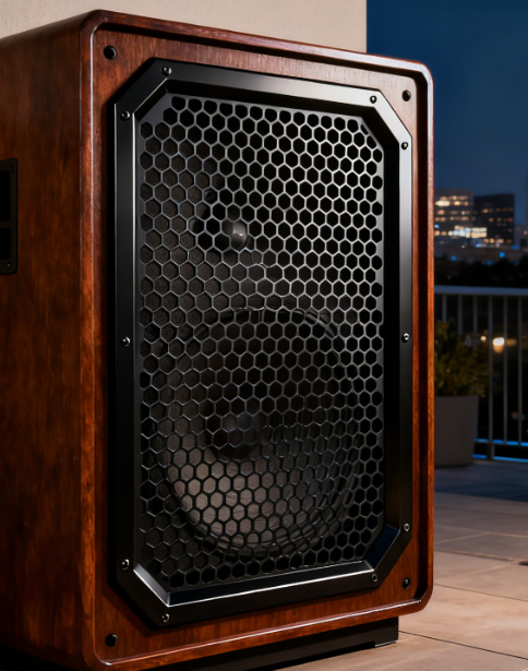 Acoustic Precision On-the-Go: Metal Mesh Grills for Portable Bluetooth Speakers