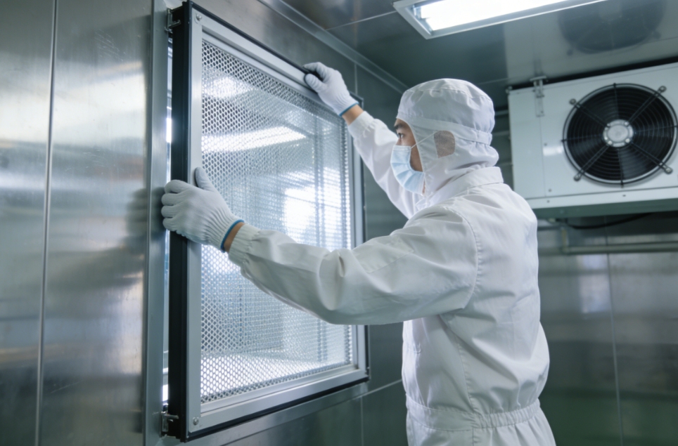 Anti-Bacterial Perforated Filter Screen for Clean Zones | Medical & Lab Use