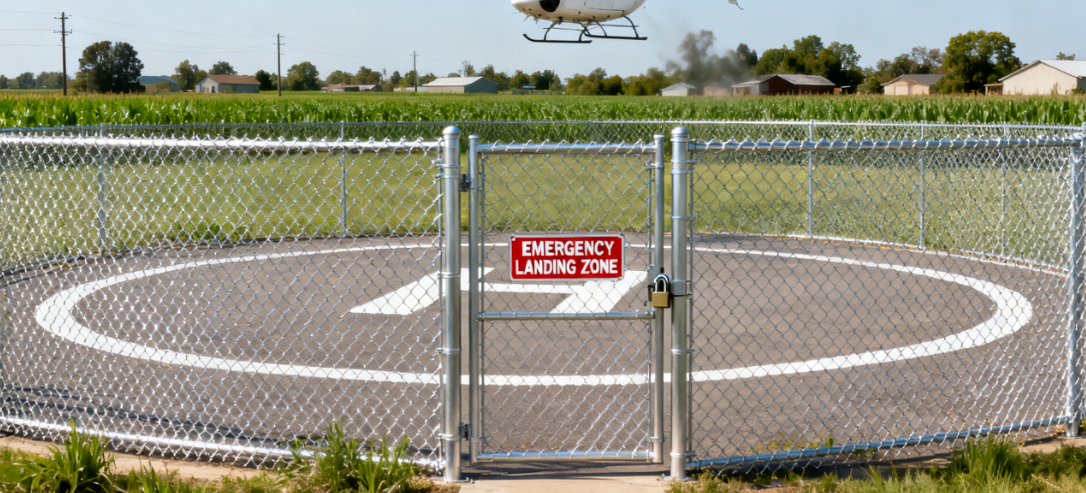 Chain Link Fencing for Noise Sensor Calibration Field Units