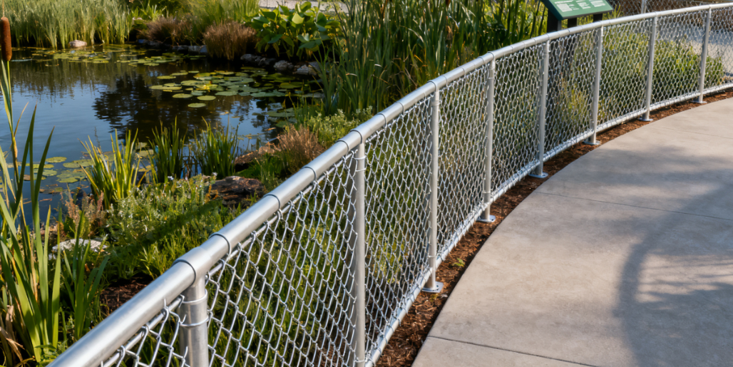 Chain Link Fencing for Noise Sensor Calibration Field Units