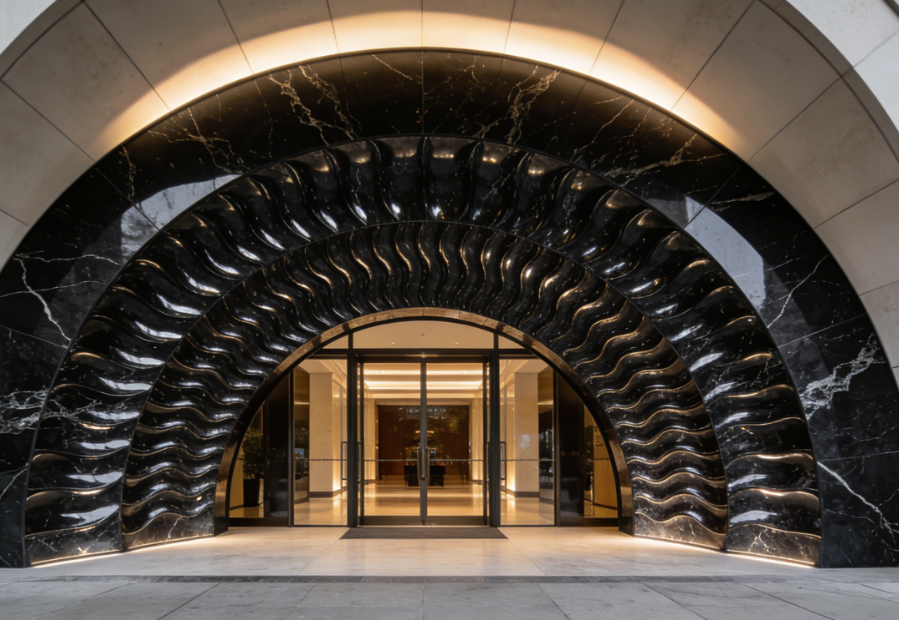 Curved Decorative Panels for Arched Entryways – Elegant Flow for Hotels, Museums & Cultural Spaces