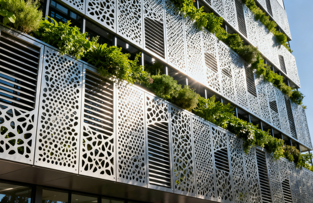 Custom Architectural Perforated Sun Shading and Ventilation Panels for Facade Design — Engineering the Future of Sustainable Architecture