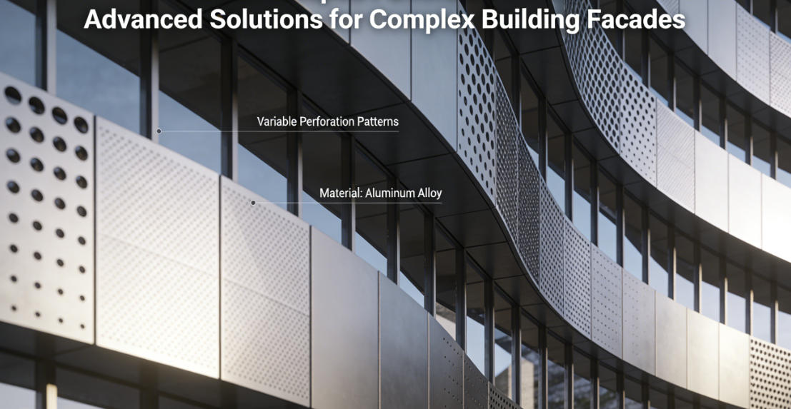 Custom Shaped Perforated Panels for Building Cladding Systems