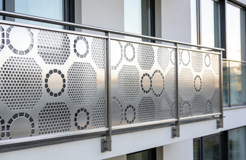 Decorative Perforated Aluminum Sunshade Screen Panel for Exterior Building Wall