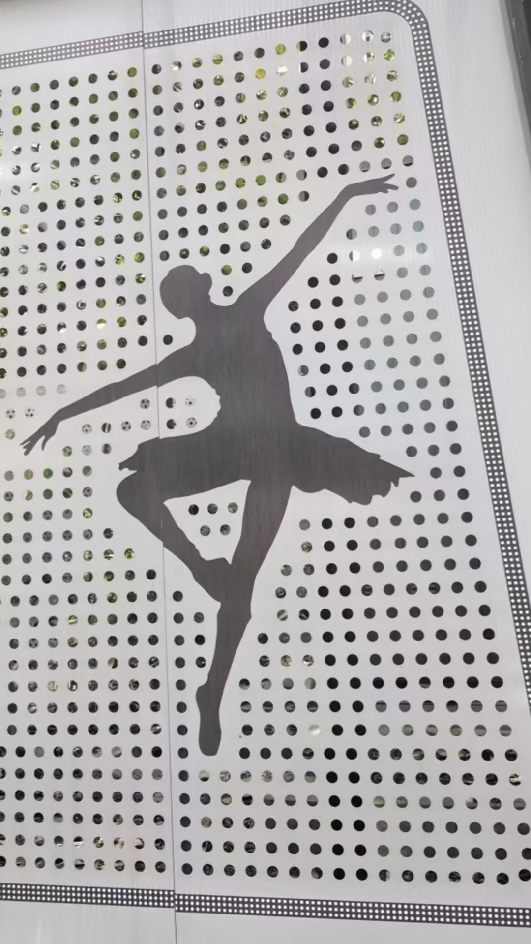 Perforated Architectural Decorative Panels for aluminum curtain walls in modern architecture with custom CNC cutting