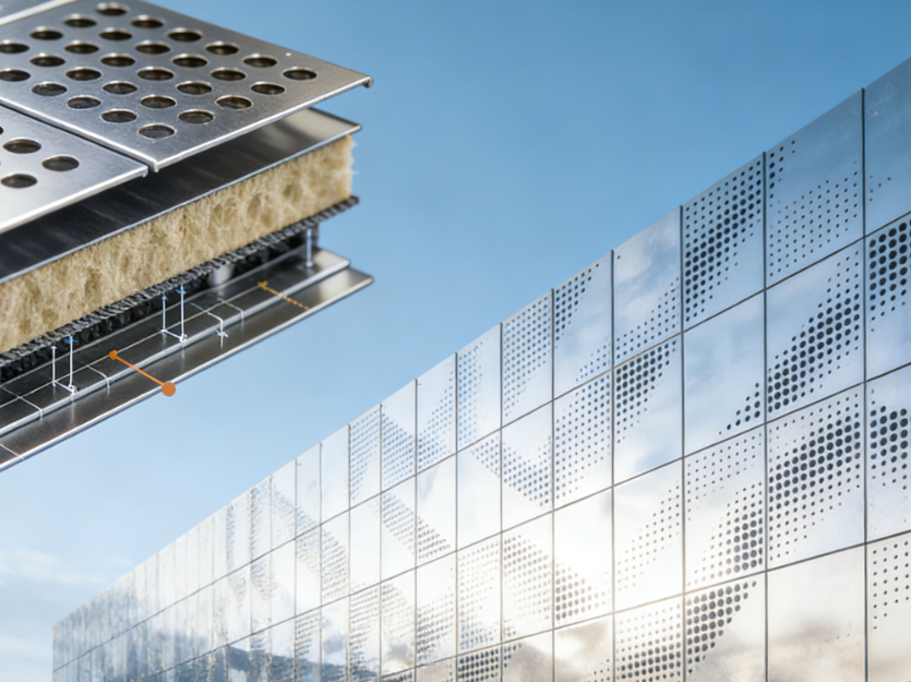 Dual‑Layer Metal Panels with Artistic Perforations – Engineering Meets Expression
