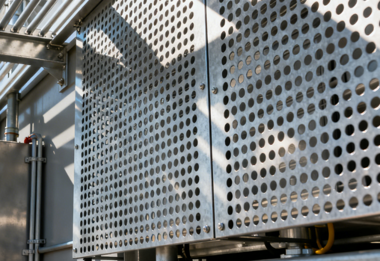 Engineering Efficiency in Motion: Ventilation-Limited Metal Sunshade Panels for Temporary Wall Systems