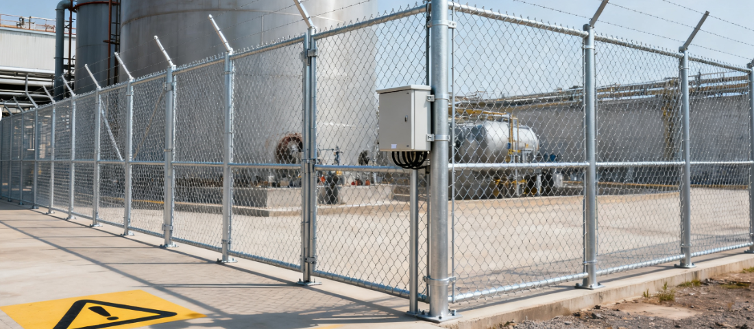 Ensuring Electrical Safety with Metal Guard Fences for High-Voltage Transformer Isolation
