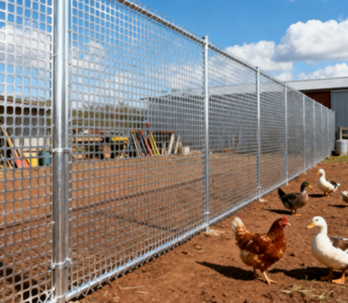Fast Installation and Precision Anchoring with Pre‑Drilled Galvanized Perimeter Mesh