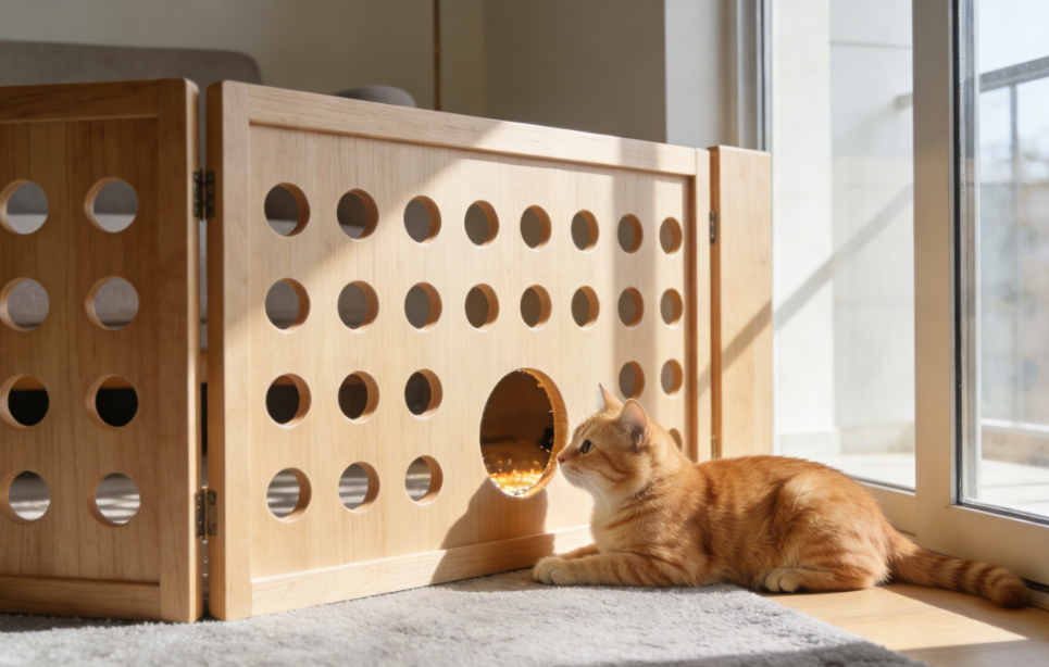 Functional and Stylish Pet‑Safe Punched Partition Screens for Home Interiors