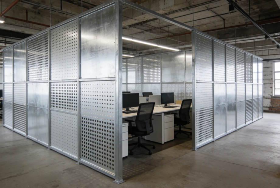 Galvanized Perforated Panels for Warehouse Office Build-Outs: Balancing Durability and Design Agility
