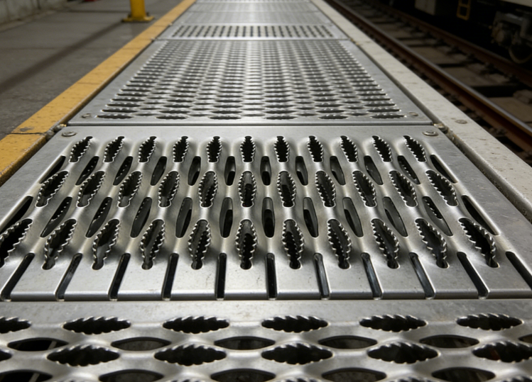 Heavy Duty Serrated Steel Grating for Bulk Handling Platforms Industrial Anti Slip Walkway Flooring