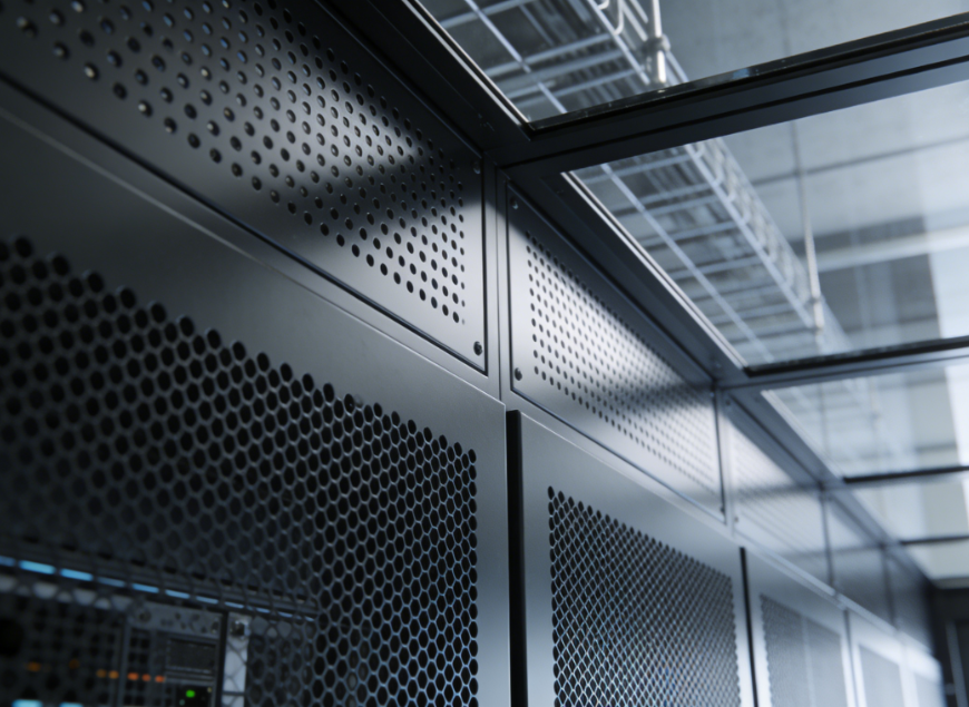 Highly Ventilated Punched Cladding for Mechanical Rooms — Engineered Airflow & Safety Panels