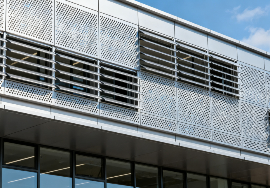How Matte-Finished Perforated Cladding Redefines Minimalist Architectural Extensions
