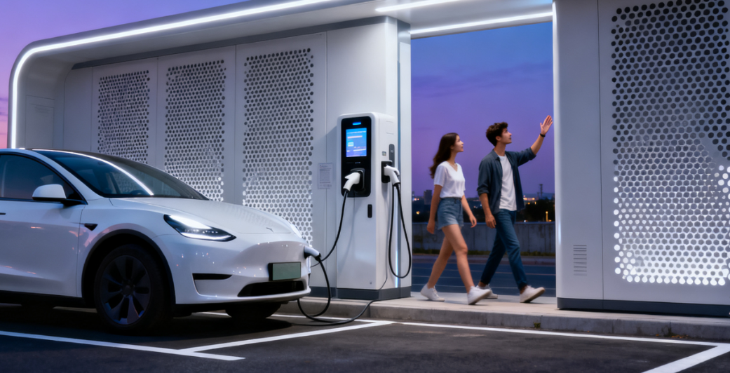 Making Public Charging Stations Smarter: Perforated Speaker Grilles for Reliable Public Announcements