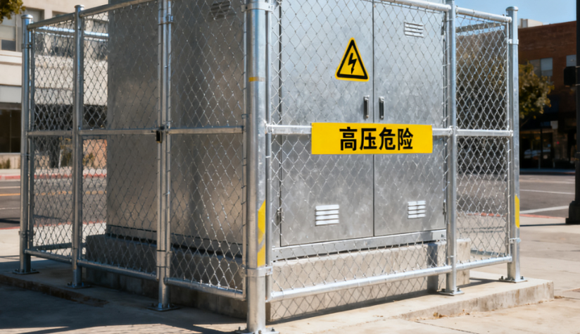 Metal Guard Fence for Drone Landing Pad Perimeter Protection — Secure Grounding for UAV Operations