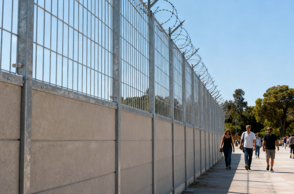 Metal Guard Fence for Emergency Generator Fuel Access — Safety & Compliance for Fuel Storage Zones