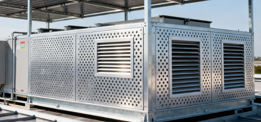 Minimal-Intervention Wall Facade Using Metal Sunshade and Vent Panels – Adaptive Reuse and Retrofit for Heritage Buildings