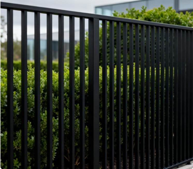 Metal Garden Fence for Rooftop Wind Tunnel Control: Engineering Meets Aesthetics