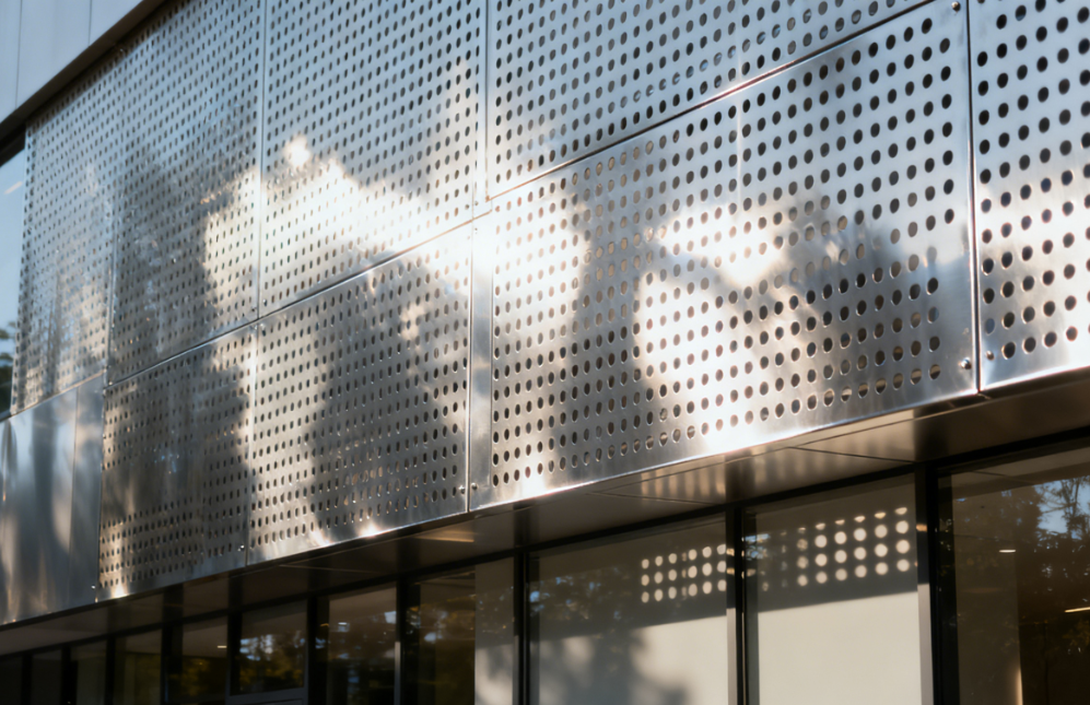 Modernizing Building Skins: Metal Sunshade Panels as Standalone Cladding Replacements