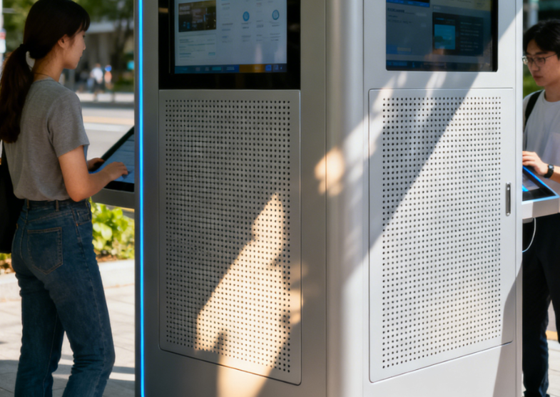 Modular Acoustics: Replaceable Faceplate Grilles for Outdoor Speaker Versatility