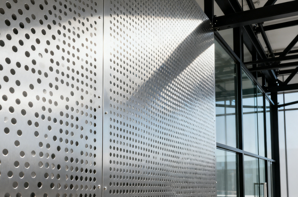 Passive Solar Control: Metal Sunshade Panels as Primary Cladding in Retrofit Buildings