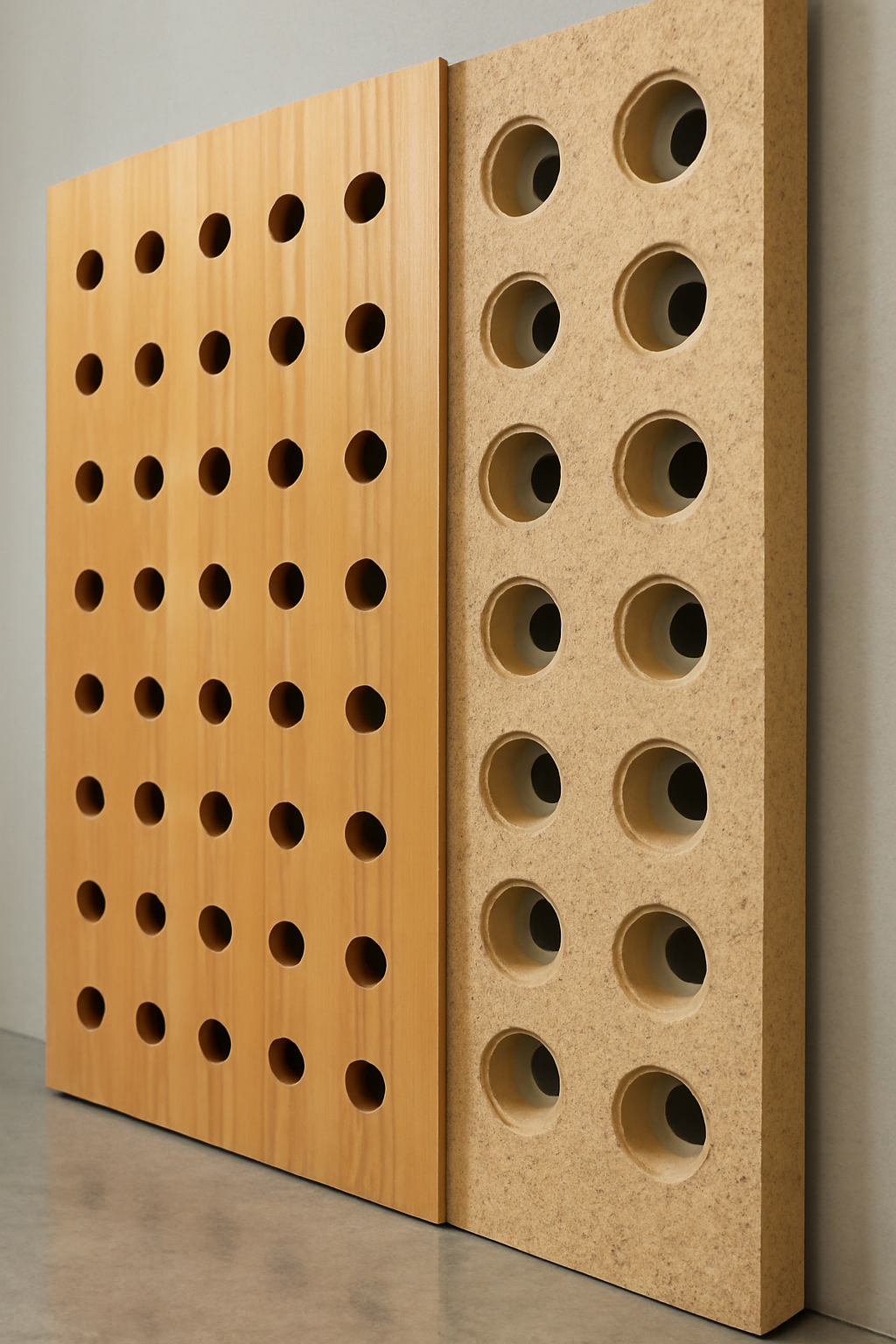 Perforated Panels with Polyurethane Foam Backing for Effective Sound Insulation