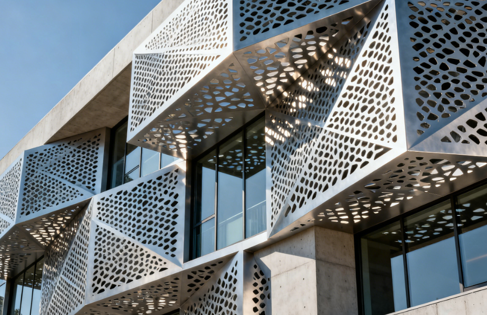Perforated Sun Shading and Ventilation Panels for Exterior Walls System: Reinventing Thermal Comfort and Façade Performance
