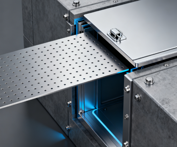 Precision-Fit Punched Metal Filter Screen for HVAC Wall-Slot Installations – Flush Mount Air Mesh