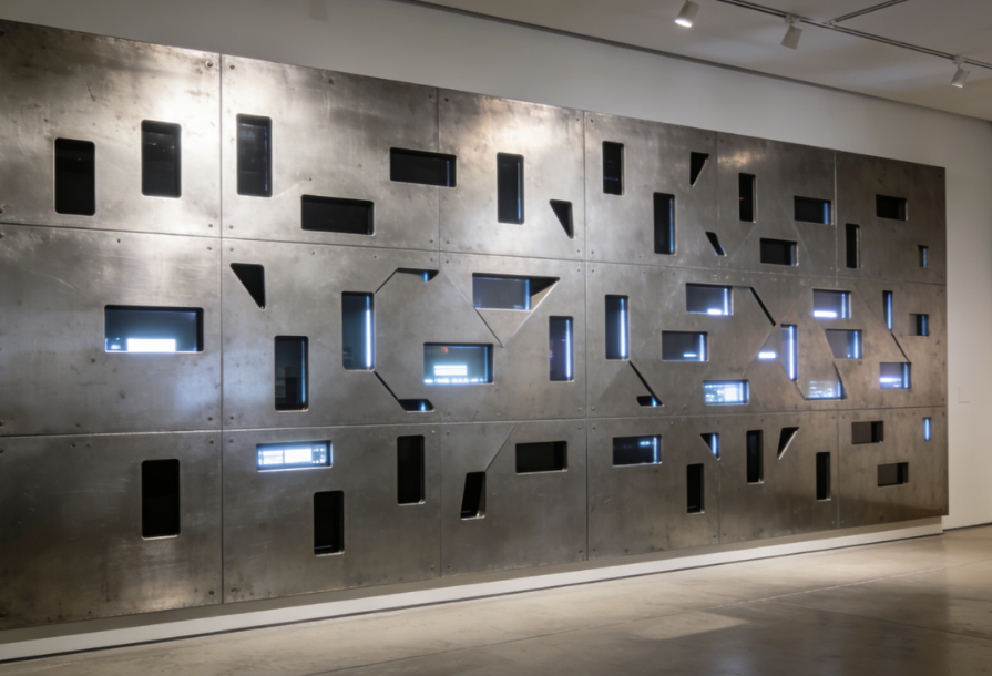 Rectangular Hole Perforated Wall Art for Museums – Precision Meets Cultural Storytelling