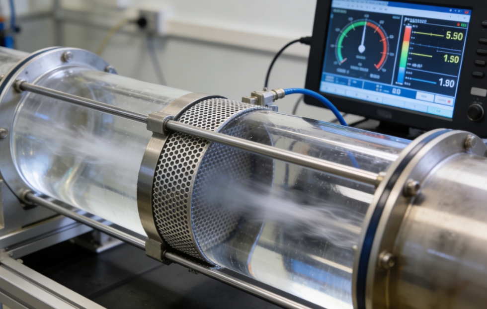 Reusable Punched Mesh for University Filter Research