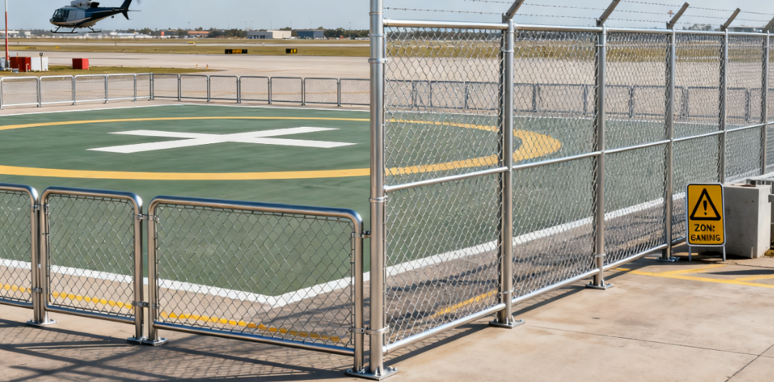Secure Outdoor Propane Tanks with Heavy-Duty Metal Guard Fences