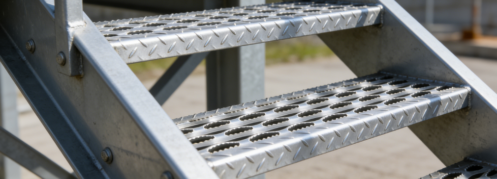Serrated Perforated Aluminum Tread Plate for Catwalk Industrial Walkway Anti-Slip Flooring