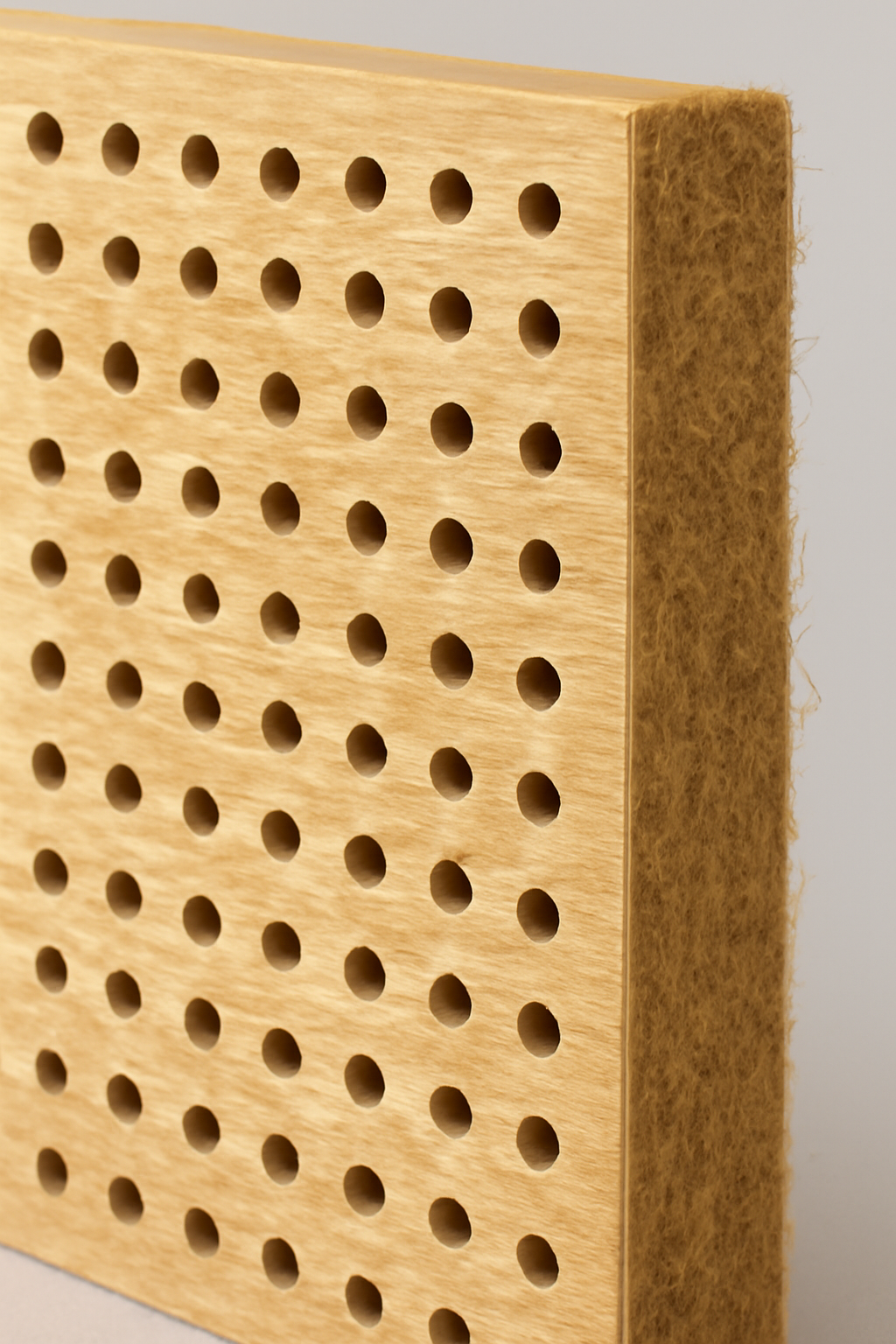 Sustainable Acoustic Design with Perforated Panels and Jute Felt Layer