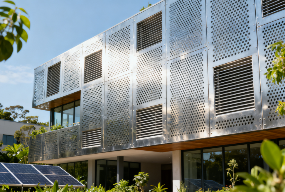 The Role of UV-Resistant Perforated Metal Cladding in Extreme Climates