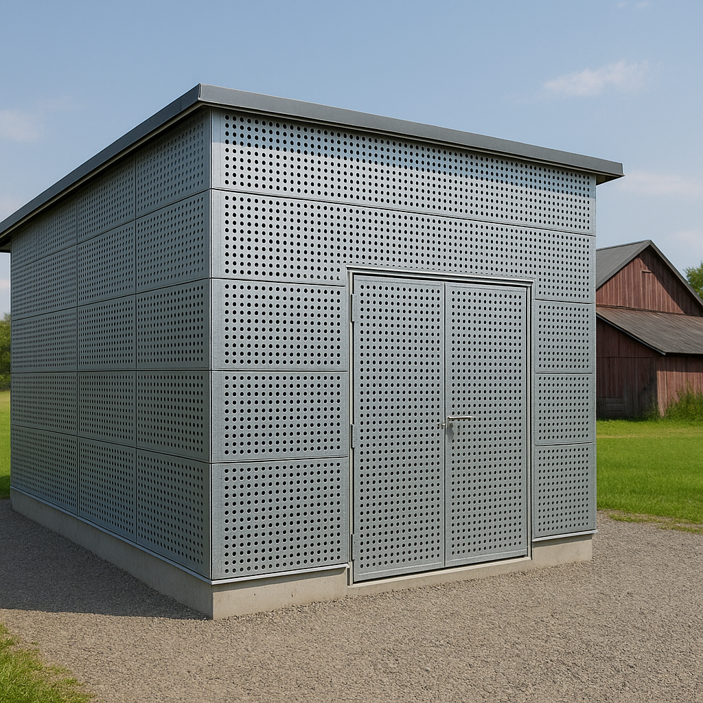 Ventilated Decorative Sheet Metal Facade: Optimizing Thermal & Humidity Control for Coastal Agricultural Storage