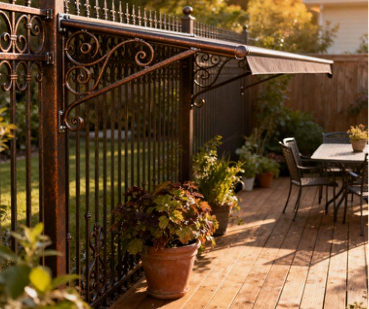 Ventilated Metal Garden Fencing: Enhancing Plant Health and Outdoor Comfort with Perforated Panel Design